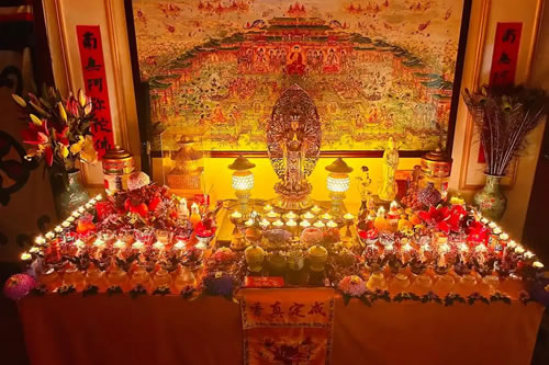 灵宝大法司坛场布置：超度法事的空间玄机